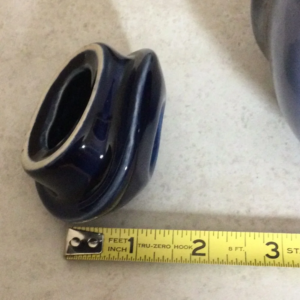 NWT Sango Nova Blue Ceramic Sugar Jar